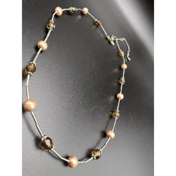 Lia Sophia Neutral Orbit Necklace - Picture 1 of 4